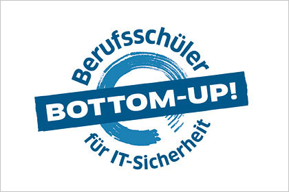 Logo Bottom-Up: Berufsschüler für IT-Sicherheit