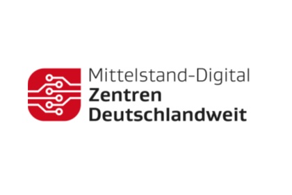 Logo "Mittelstand 4.0 Kompetenzzentren Deutschlandweit" 