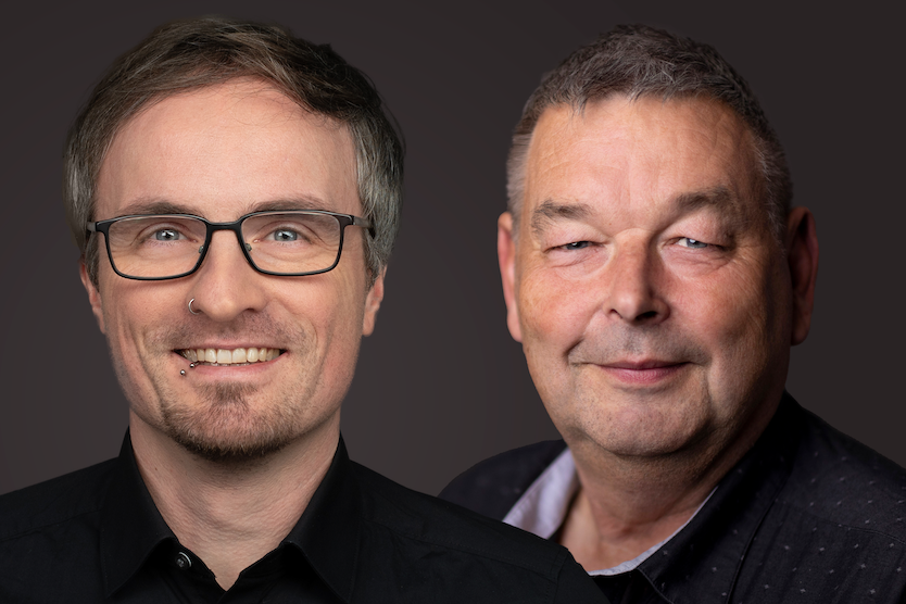 Dr. Marcus Rackel und Erik Förster